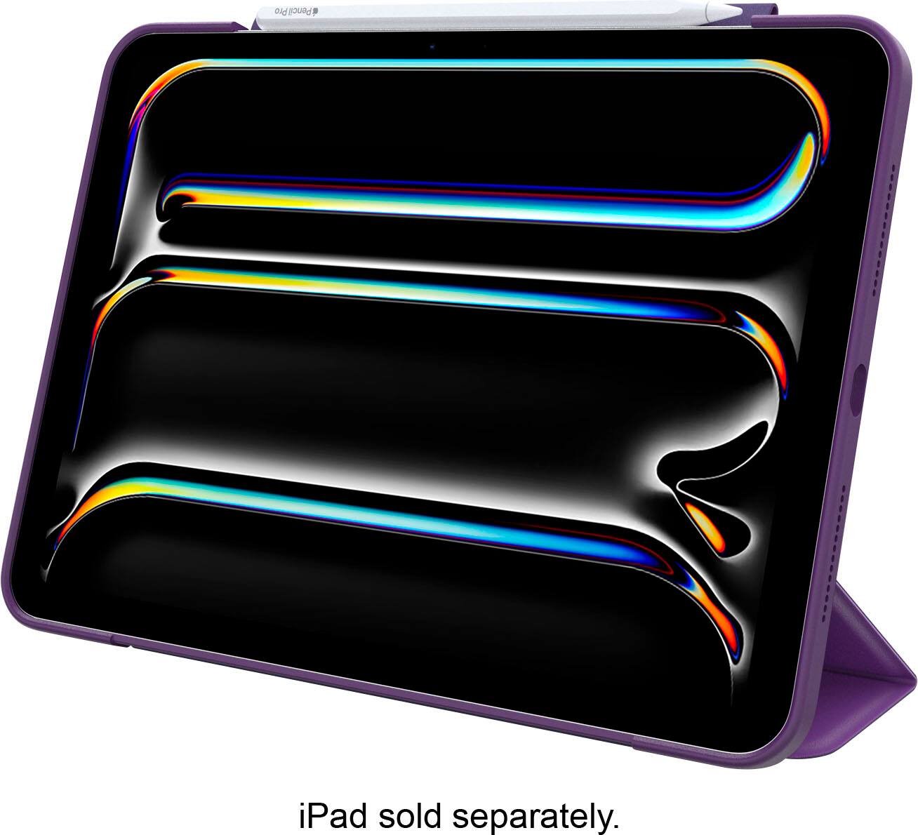 The text on the image reads "ipad sold separately."