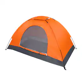 Winado - Camping Tent, Portable Dome Tent for 1 Person Waterproof w/ Carrying Bag for Outdoor Hiking Climbing Camping Backpacking - Orange