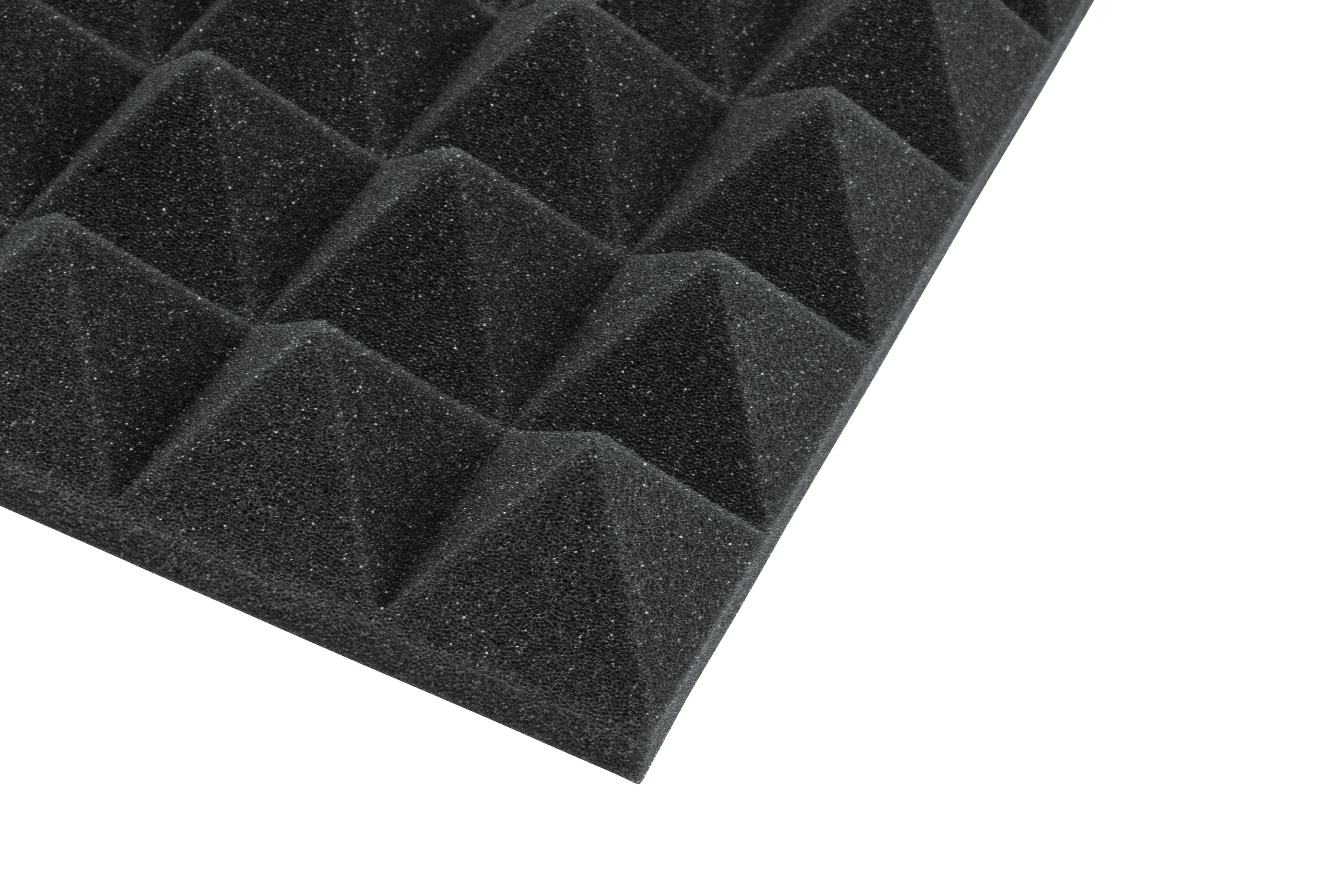 Alt View 13. Gator Frameworks - 12x12" Acoustic Pyramid Panels - Charcoal.