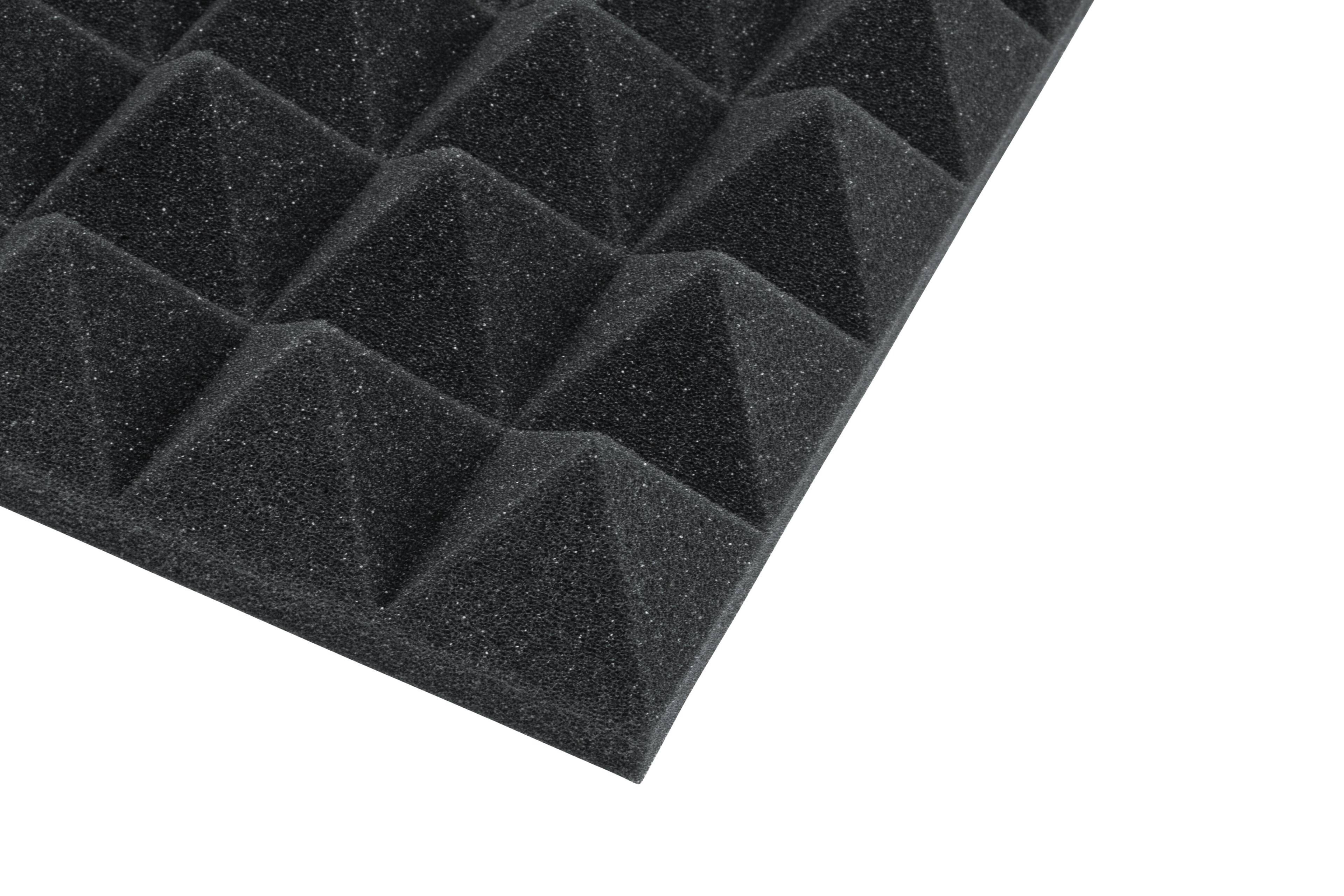 Alt View 13. Gator Frameworks - 12x12" Acoustic Pyramid Panels - Charcoal.