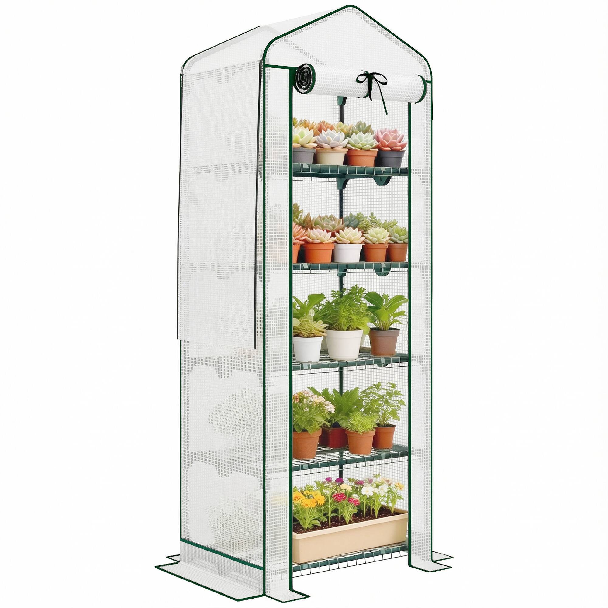 Outsunny - Greenhouse with Screen Roof - White price history on PriceWatchPro