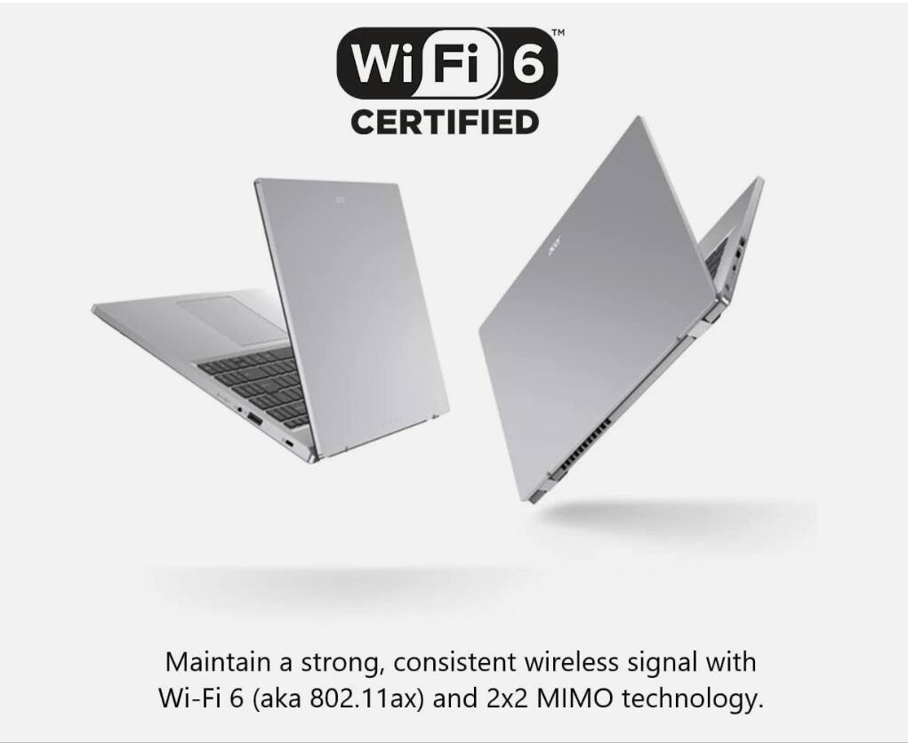 Wi-Fi 6 CERTIFIED  
Maintain a strong, consistent wireless signal with Wi-Fi 6 (aka 802.11ax) and 2x2 MIMO technology.
