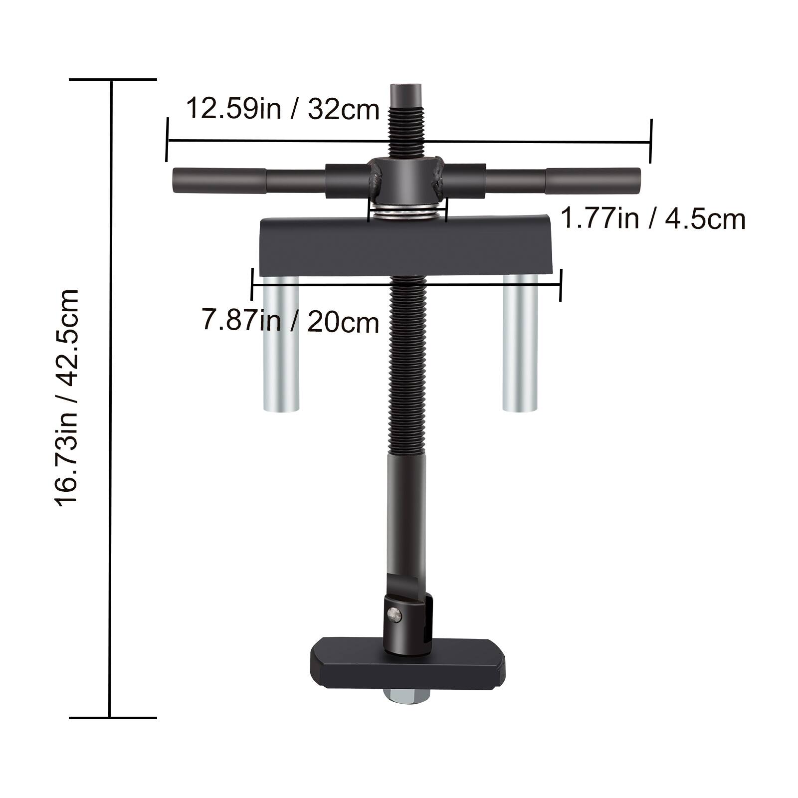 12.59in / 32cm  
7.87in / 20cm  
1.77in / 4.5cm  
16.73in / 42.5cm