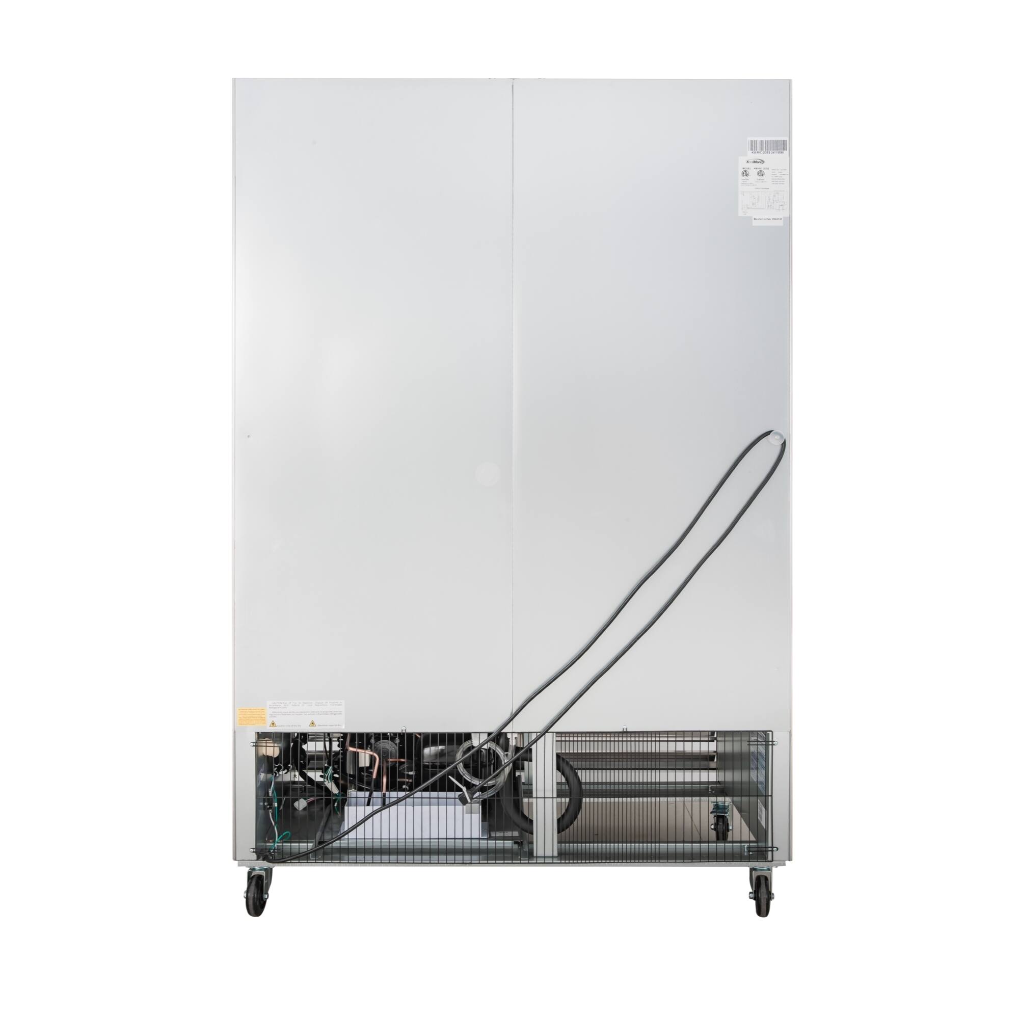 Alt View 9. Koolmore - 54 in. Commercial Two-Door Convertible Reach-In Refrigerator/Freezer with 49 Cu. Ft. Capacity in Stainless Steel, ETL - Stainless steel.