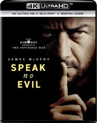 Front. Speak No Evil - 4K Blu-Ray.
