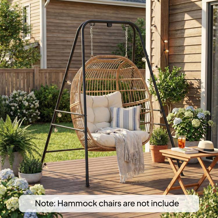 Note: Hammock chairs are not included