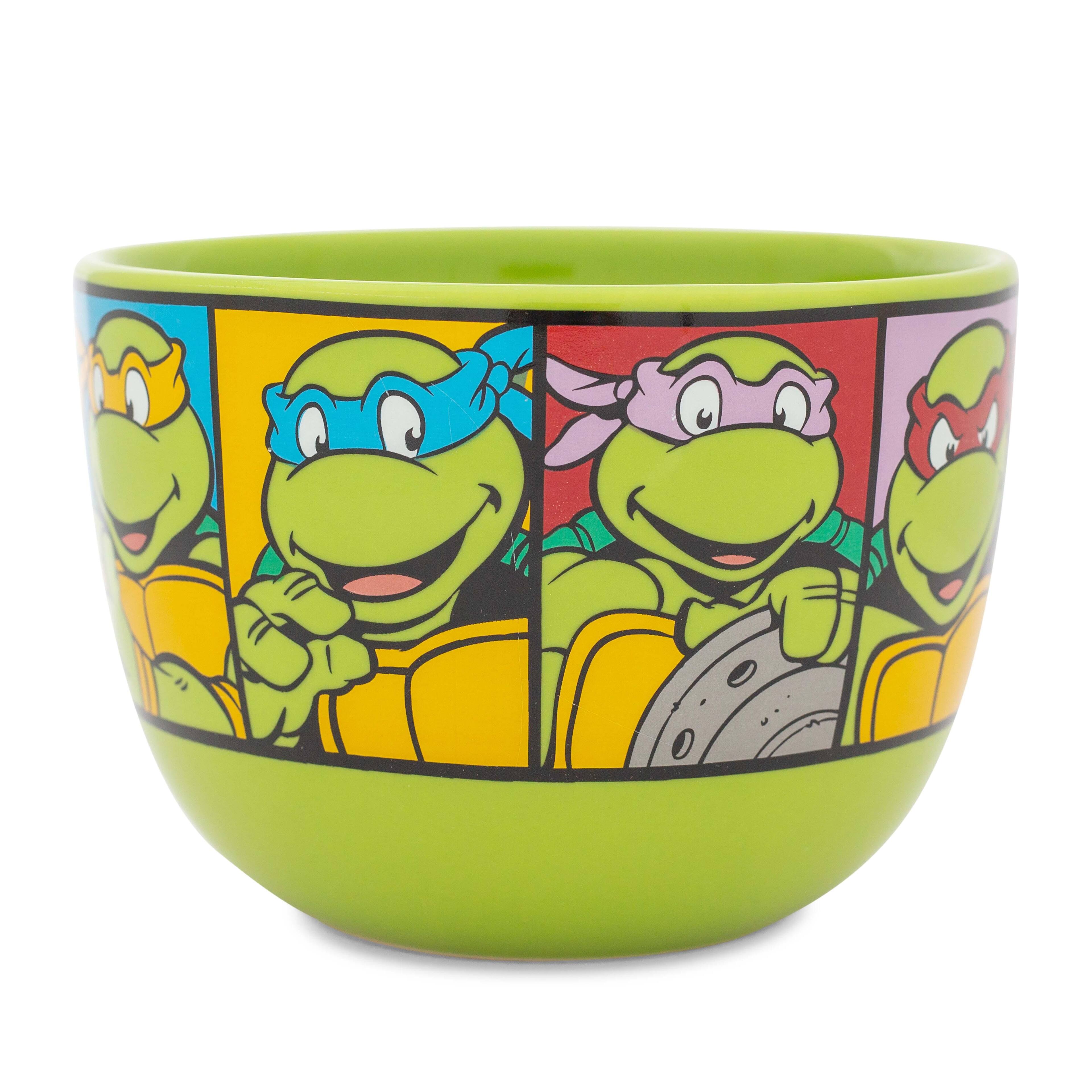 Alt View 1. Teenage Mutant Ninja Turtles - Teenage Mutant Ninja Turtles Characters Ceramic Soup Mug | Holds 24 Ounces - Green.