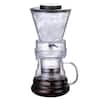 Front. Loheer - Loheer 500ml Cold Brew Coffee Maker Adjustable Ice Drip Glass Cold Dripper - Clear and Black.