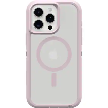 Front. OtterBox - Defender Series Pro XT Hard Shell for MagSafe for Apple iPhone 15 Pro Max - Mountain Frost.