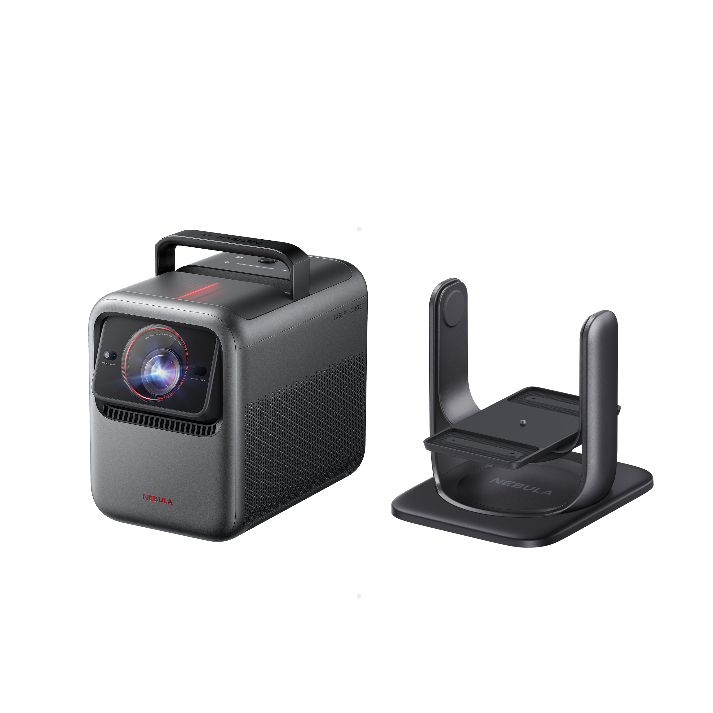 Nebula - X1 Triple Laser 4K Projector With Gimbal Stand - Black