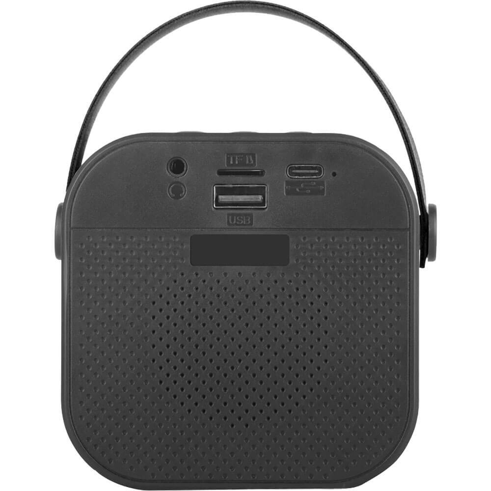 Alt View 2. Supersonic - Supersonic IQ708BLK Mini Bluetooth RGB Karaoke Speaker with Wireless Mic - Black - Black.