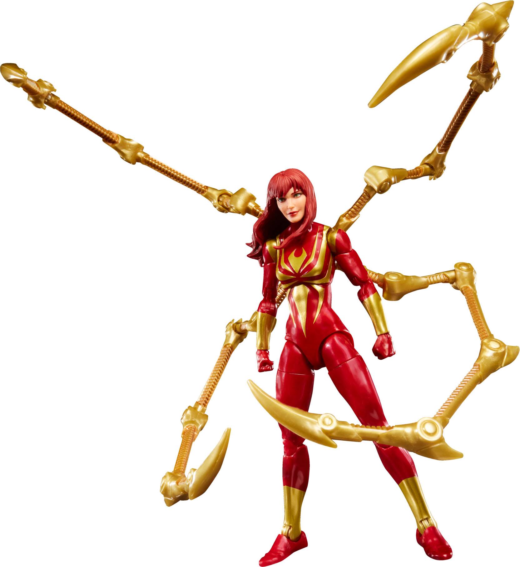 Back. Marvel - Marvel Legends Series Magic: The Gathering Mary Jane Watson (Iron Spider).