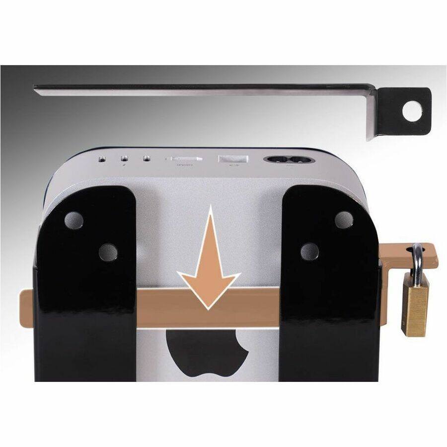 Alt View 7. Sonnet Technologies - Sonnet Desk/Wall Mount for Mounting Bracket, Mac mini - VESA Mount Compatible - black.