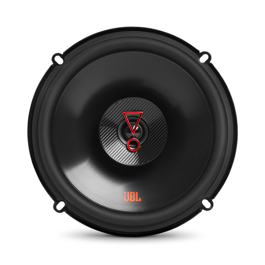 Angle. JBL - JBL STAGE3 627F  6-1/2” Two-way car audio speaker  No GRILL - Black.