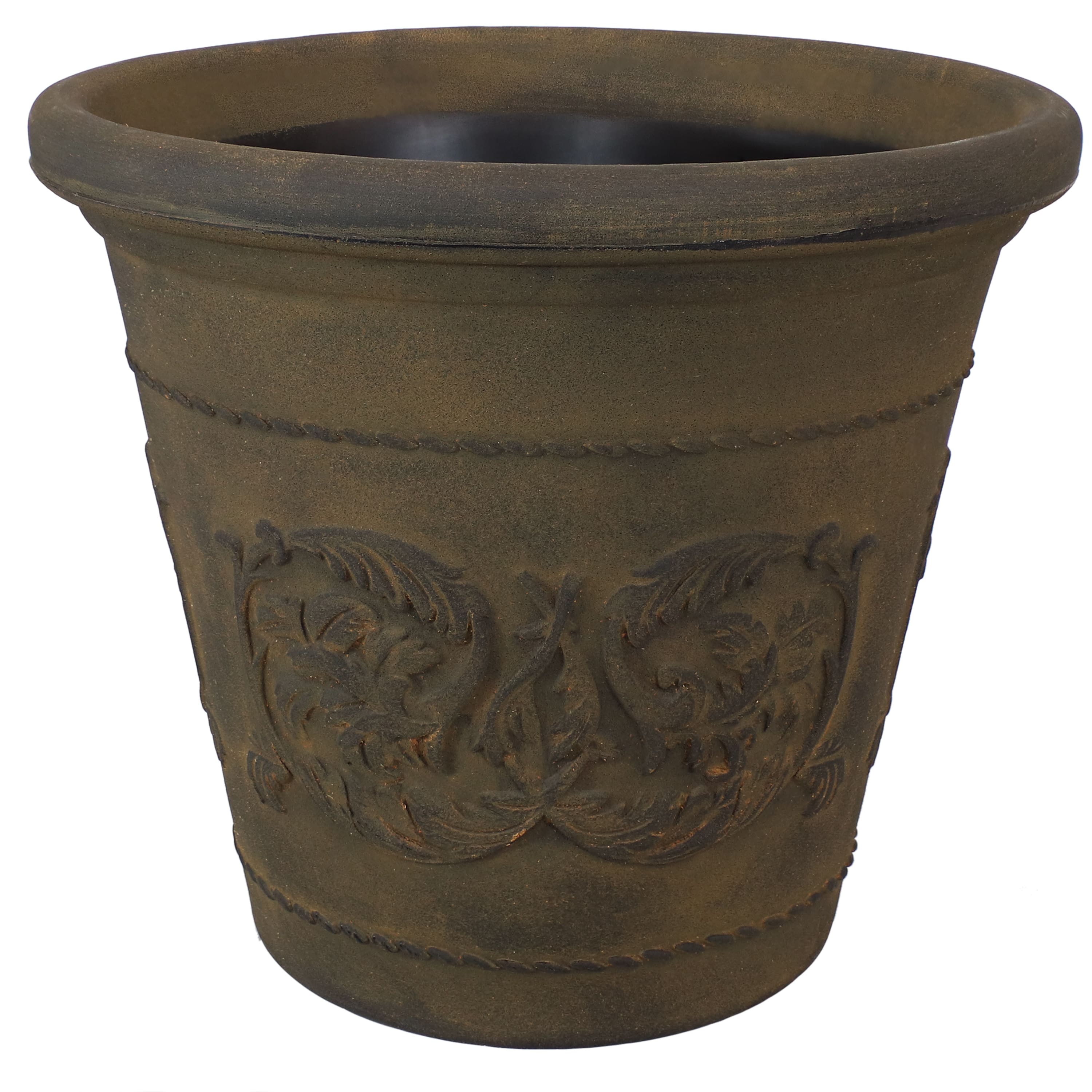 Sunnydaze - 19.5 in Arabella Polyresin Outdoor Planter - Sable price history on PriceWatchPro