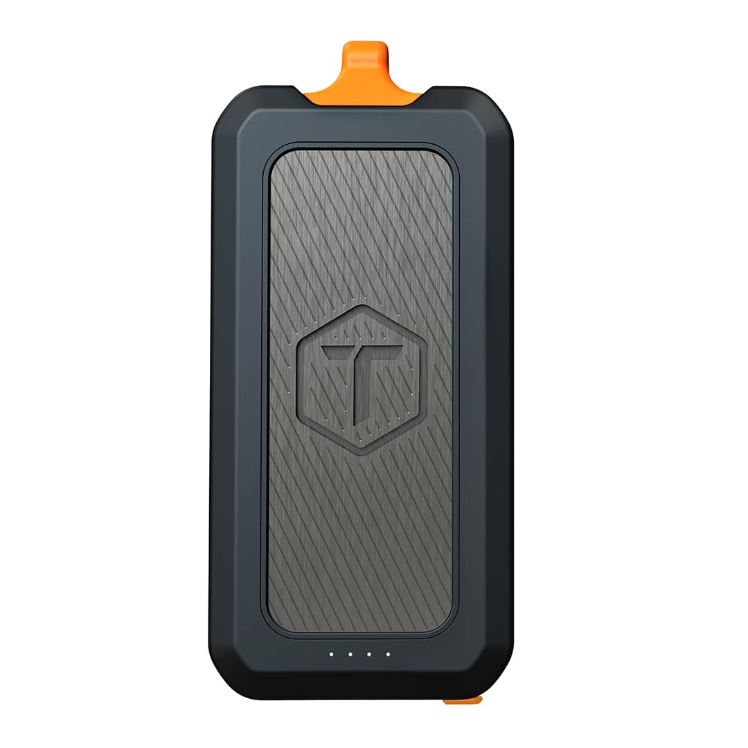 Front. ToughTested - ToughTested MESA60 Power Bank – 20000mAh USB-C Laptop Charger, IP67 Waterproof - Black.