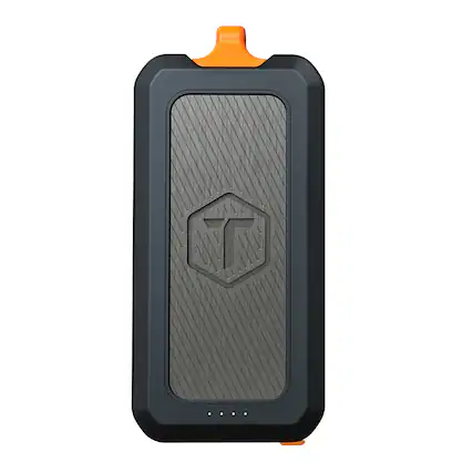 Front. ToughTested - ToughTested MESA60 Power Bank – 20000mAh USB-C Laptop Charger, IP67 Waterproof - Black.