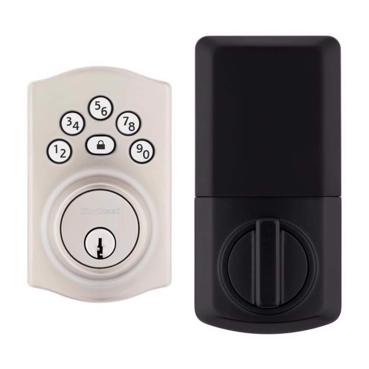 Kwikset - Satin Nickel Metal Electronic Keypad Entry Lock