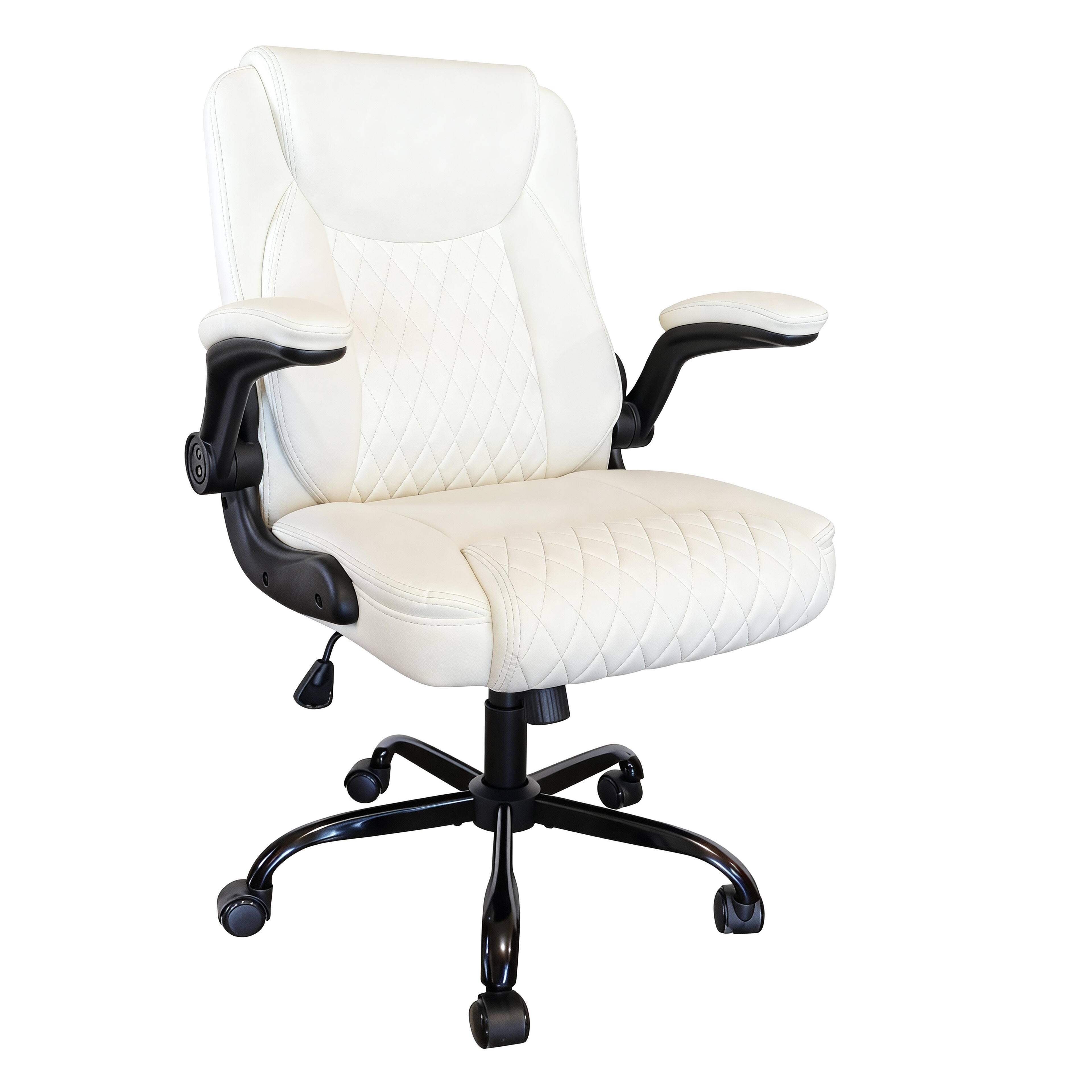 CloudRest Pro - Ergonomic Gaming Chair Mid-Back Height Adjustable Office Computer Desk Chair Adjustable Arms Space Saving - White price history on PriceWatchPro