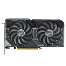 Front. ASUS - NVIDIA GeForce RTX 4060 Overclock 8GB GDDR6 PCI Express 4.0 Graphics Card - Black.