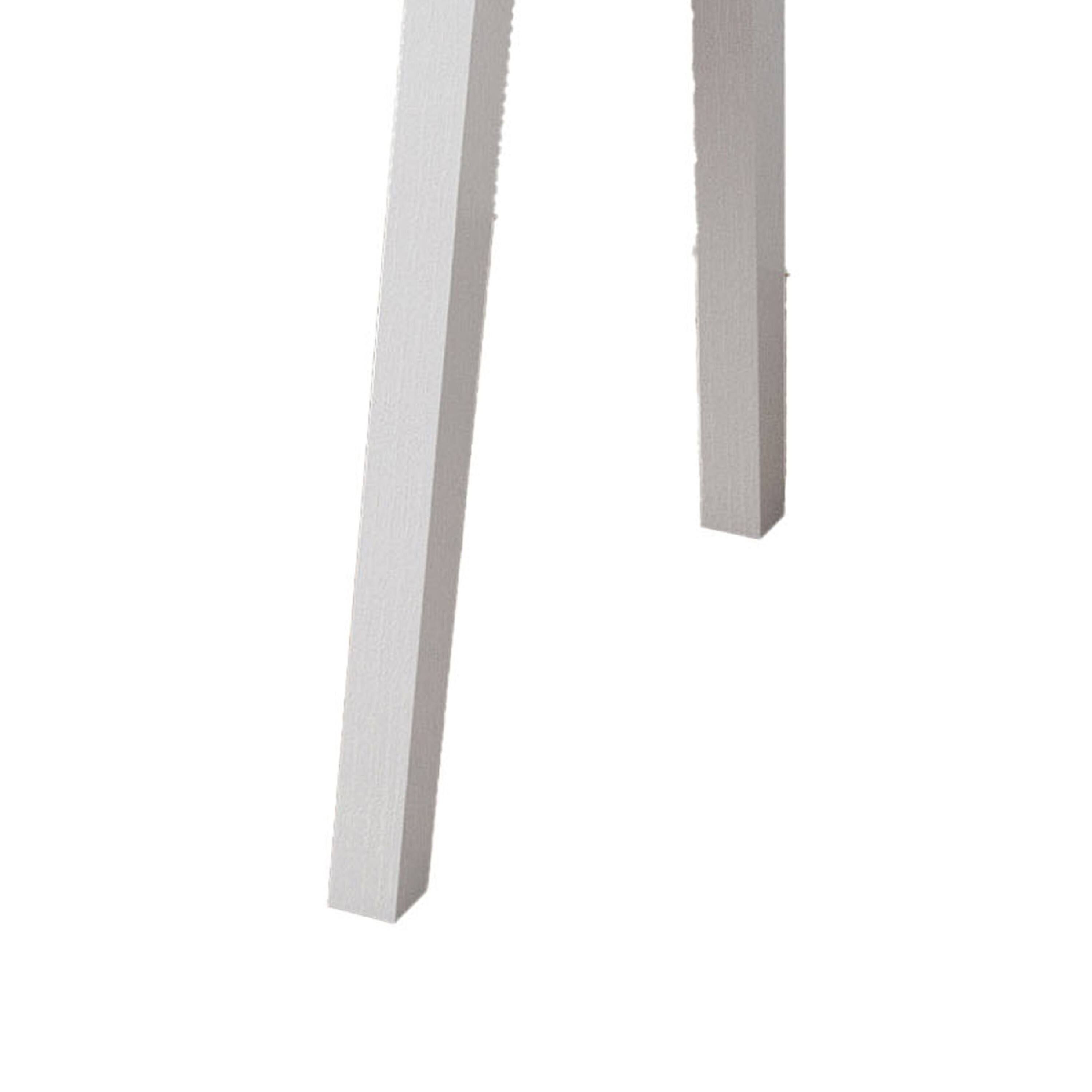 Back. Manhattan Lane - Writing Desk, Wrap Around Tabletop, 50 Inch, Modern White Finish - White.