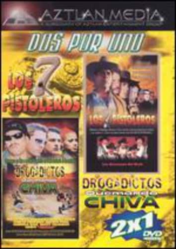Los 7 Pistoleros/Drogadictos Quemando Chiva  - DVD