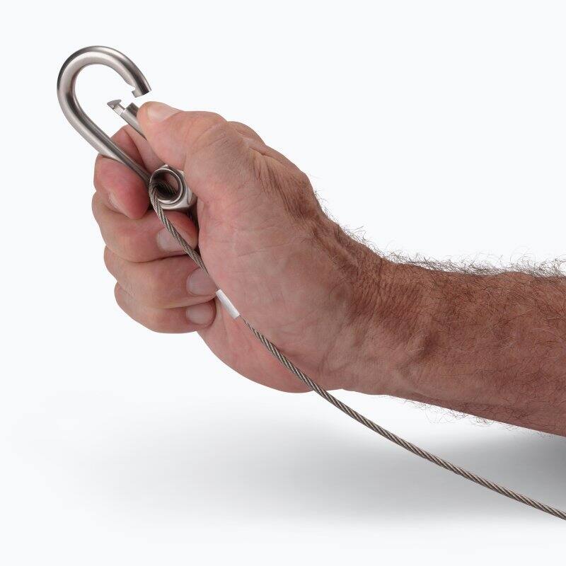 Alt View 4. On Stage Stands - On-Stage Stands Safety Cable (SSACB28) - Black.