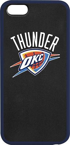 Front Standard. Tribeca - Oklahoma City Thunder Fusion Hard Shell Case for Apple® iPhone® 5 - Black.