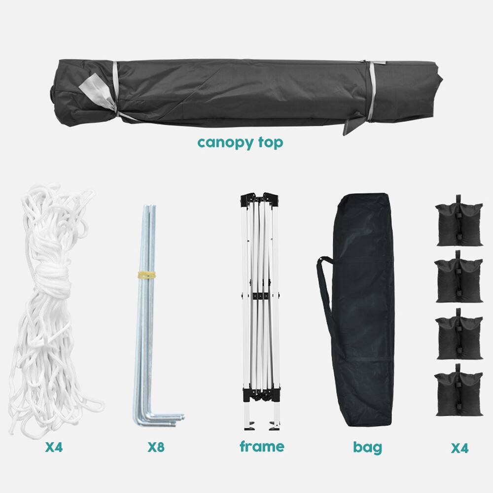 canopy top  
X4  
X8  
frame  
bag  
X4