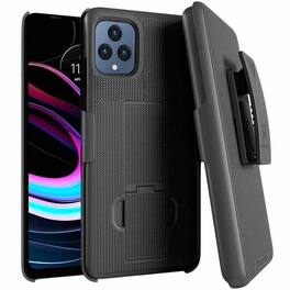 RomeTech - Rome Tech Shell Holster Case for REVVL 6 5G - Black