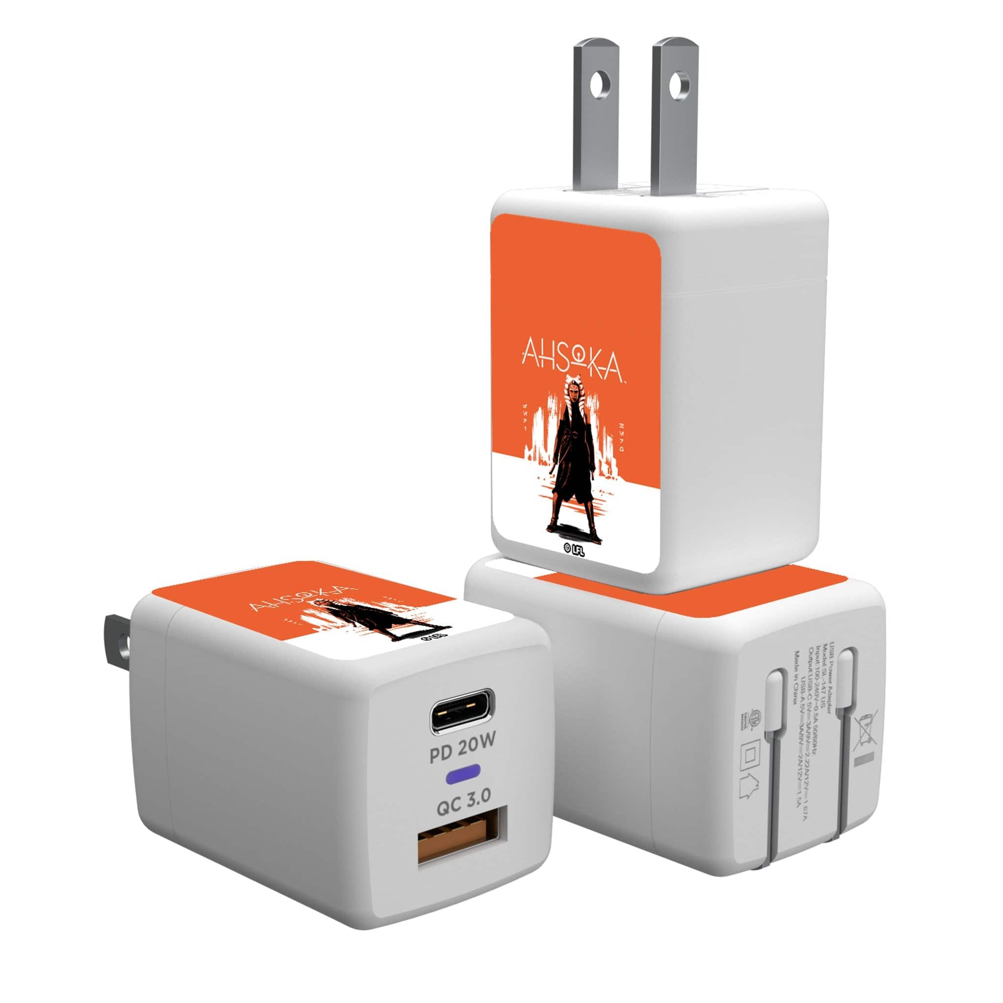 Keyscaper - Star Wars: Ahsoka Season 1 BaseOne USB A/C Charger - Ahsoka