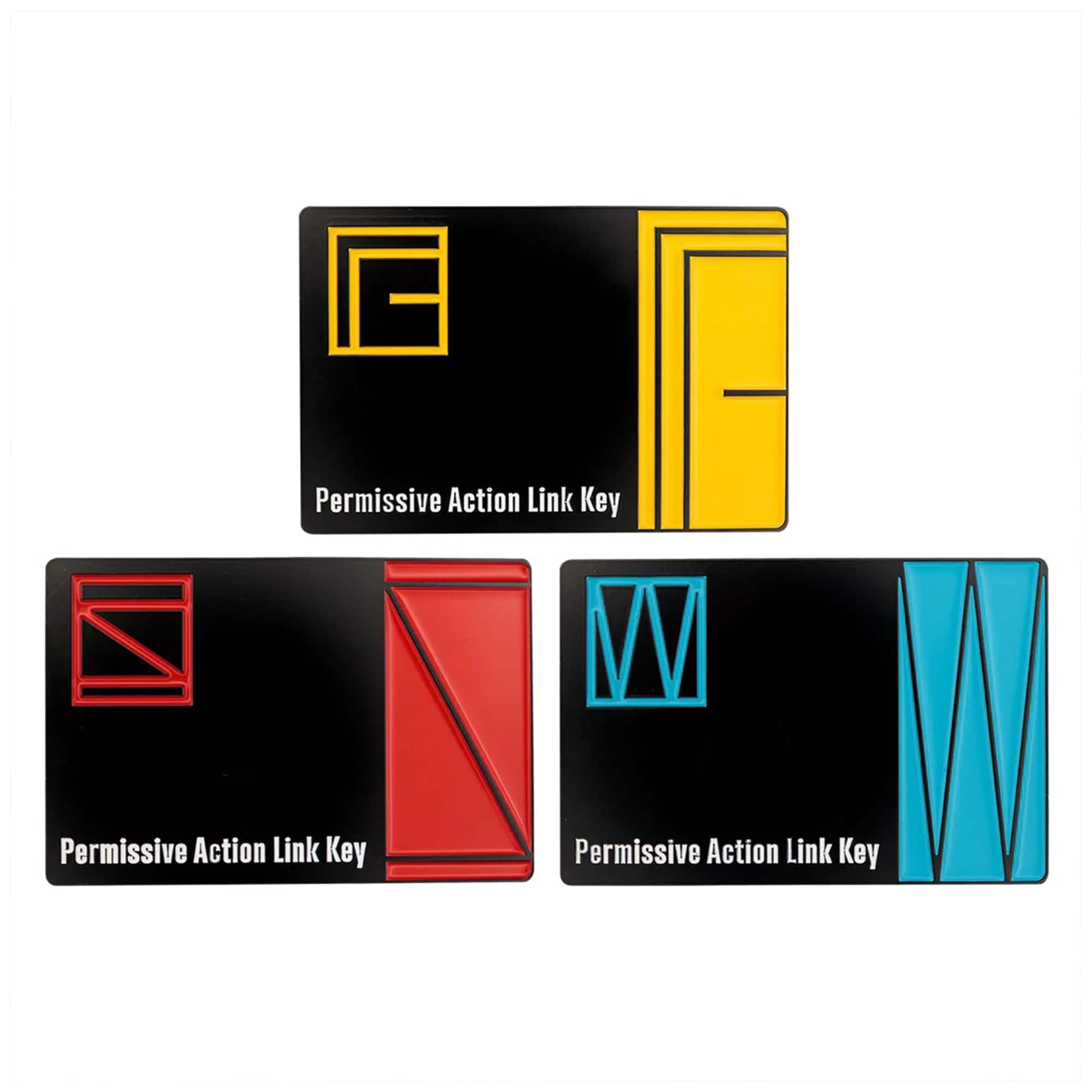 Fanattik - Metal Gear Solid PAL Key Cards Limited Edition 3-Piece Metal Set Replica