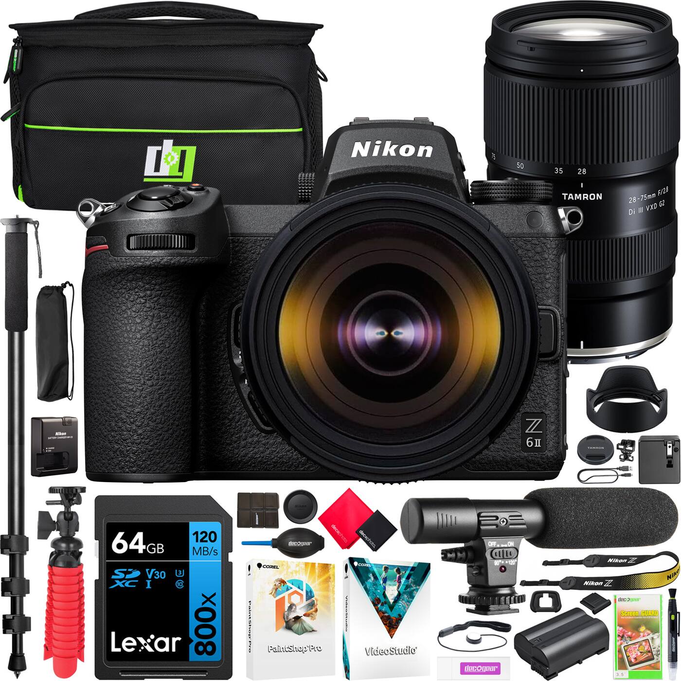 Nikon Z6 II  
TAMRON 28-75mm f/2.8 Di III VXD G2  

64GB Lexar 800X SDXC U3 V30  

120 MB/s  

Adobe Photoshop Pro  
Adobe Premiere Pro  

VideoStudio Pro  

Nikon Z  
Screen Guard  

Nikon Z  
Screen Guard  

Nikon Z  
Screen Guard  

Nikon Z  
Screen Guard  

Nikon Z  
Screen Guard  

Nikon Z  
Screen Guard  

Nikon Z  
Screen Guard  

Nikon Z  
Screen Guard  

Nikon Z  
Screen Guard  

Nikon Z  
Screen Guard  

Nikon Z  
Screen Guard  

Nikon Z  
Screen Guard  

Nikon Z  
Screen Guard  

Nikon Z  
Screen Guard  

Nikon Z  
Screen Guard  

Nikon Z  
Screen Guard  

Nikon Z  
Screen Guard  

Nikon Z  
Screen Guard  

Nikon Z  
Screen Guard  

Nikon Z  
Screen Guard  

Nikon Z  
Screen Guard  

Nikon Z  
Screen Guard  

Nikon Z  
Screen Guard  

Nikon Z  
Screen Guard  

Nikon Z  
Screen Guard  

Nikon Z  
Screen Guard  

Nikon Z  
Screen Guard  

Nikon Z