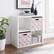 Alt View 15. Linon Home Décor - Chabis 4-Cubby Storage Cabinet - White.