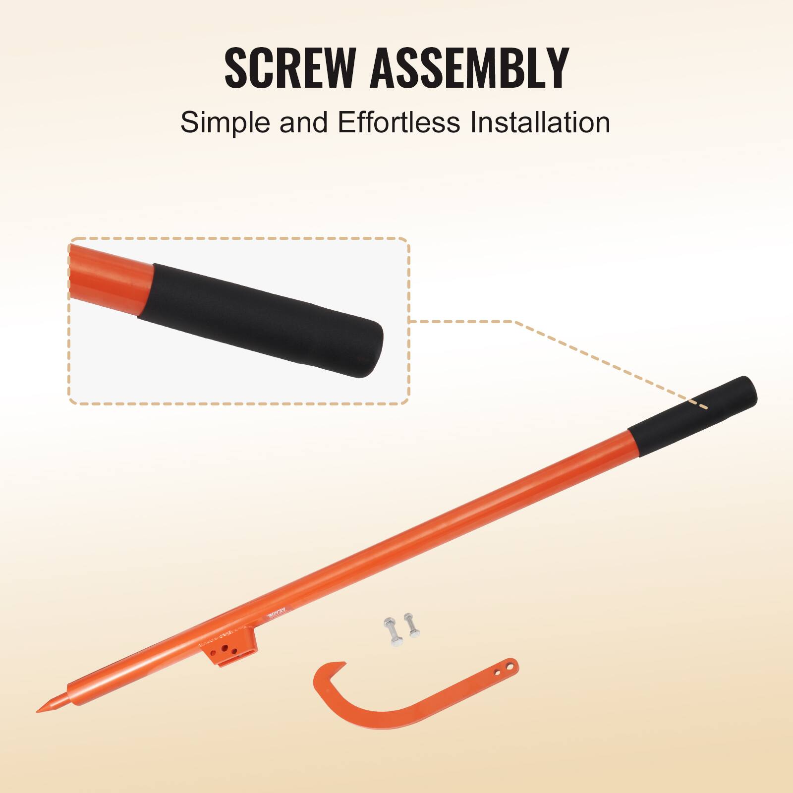 SCREW ASSEMBLY  
Simple and Effortless Installation