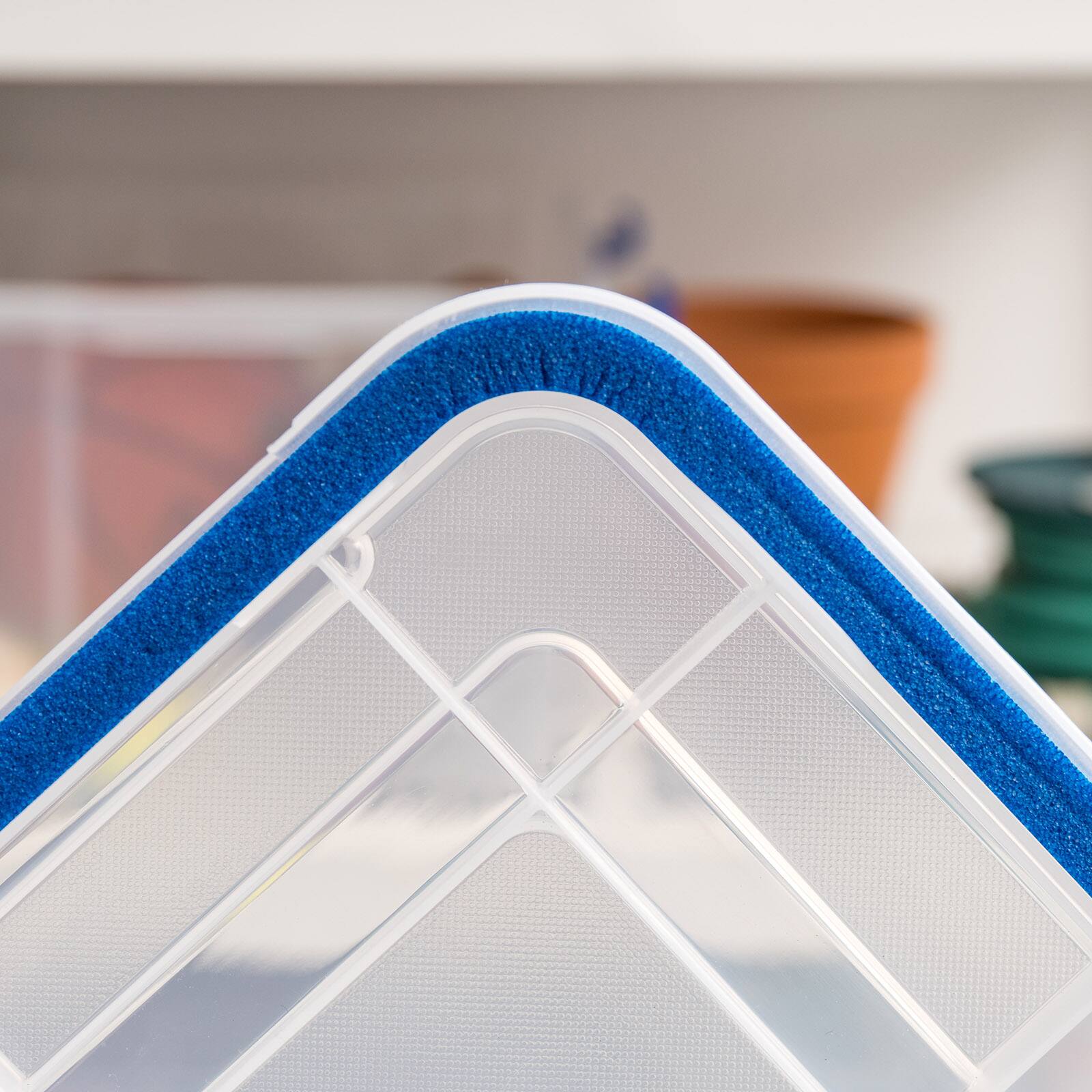 Alt View 3. IRIS USA - IRIS USA Storage Box with Gasket Seal Lid, Heavy Duty Moving Containers with Tight Latch, Weather Proof Tote Bin -.