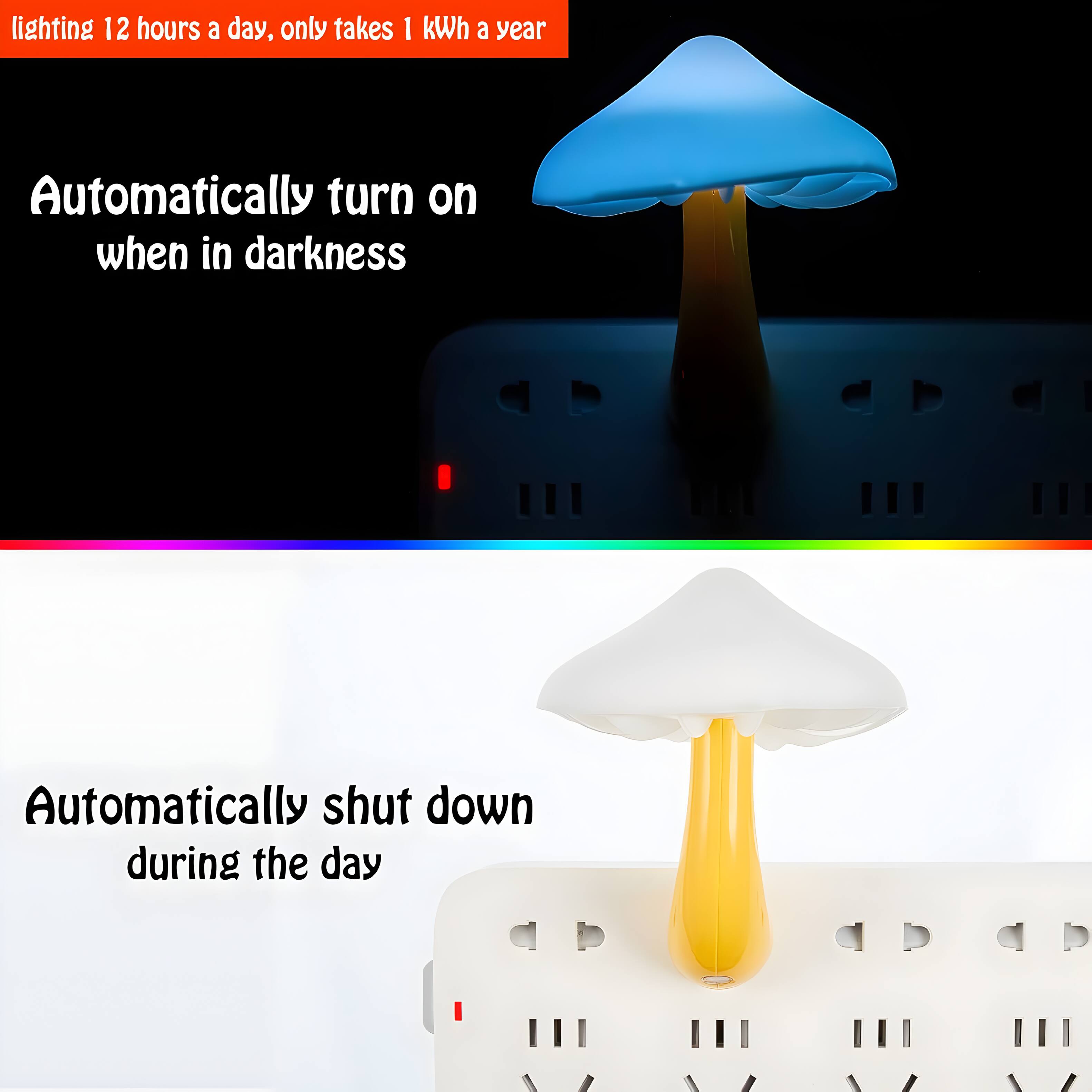 lighting 12 hours a day, only takes 1 kWh a year

Automatically turn on when in darkness

Automatically shut down during the day