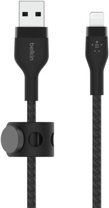 Belkin - 10-Foot Braided Lightning to USB Cable Grey - Gray