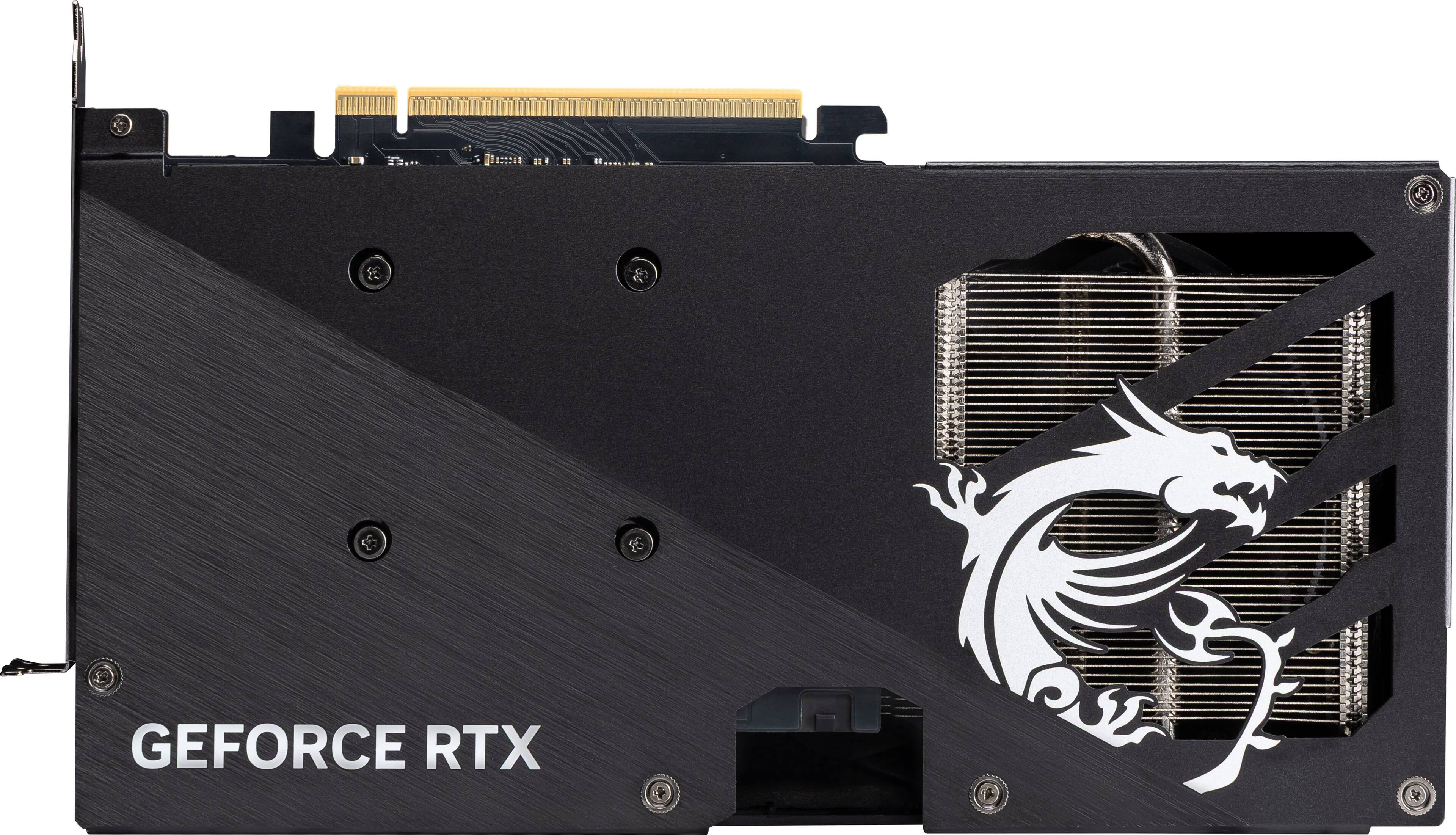The text on the image reads "GeForce RTX," which is a brand name and model of a graphics card.
