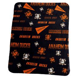Logo Brands - Anaheim Ducks 50" x 60" Classic Fleece Blanket - Multicolor