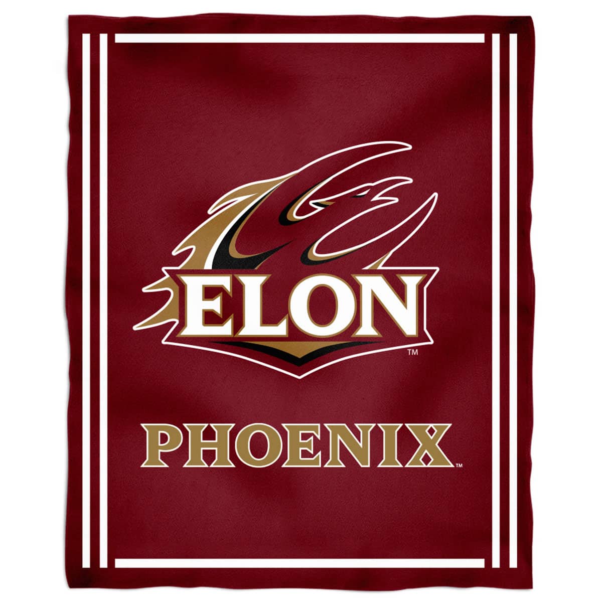 Vive La Fete - Elon Phoenix 36'' x 48'' Children's Mascot Plush Blanket - Multicolor