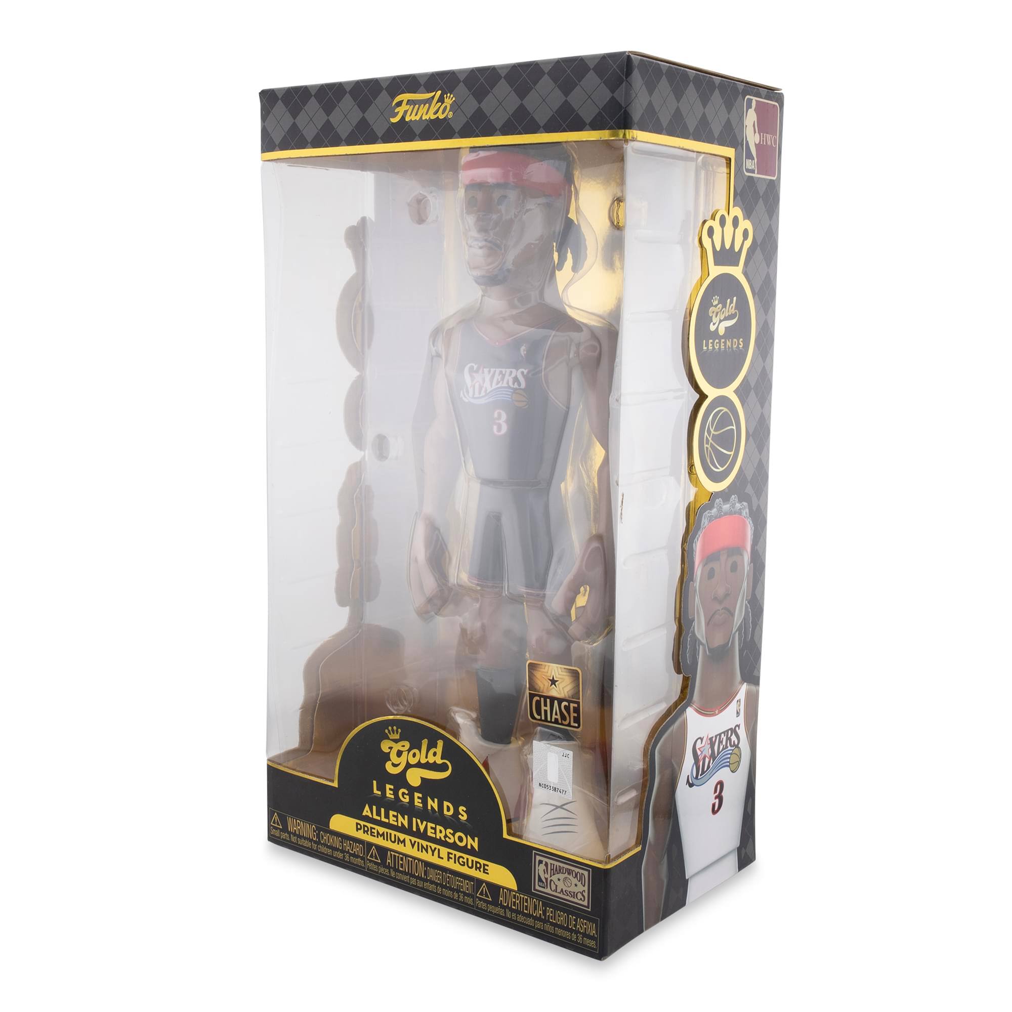 Funko

Gold Legends
Premium Vinyl Figure

Gold Legends
Allen Iverson

Chase

Gold Legends
Allen Iverson
Premium Vinyl Figure

Collectible
Limited Edition

Gold
Legends

Chase

Gold
Legends

WARNING: CHOKING HAZARD - Small parts. Not for children under 3 years.

ATTENTION: PELIGRO DE AHOGO - Piezas pequeñas. No es adecuado para niños menores de 3 años.

Funko
Collectibles