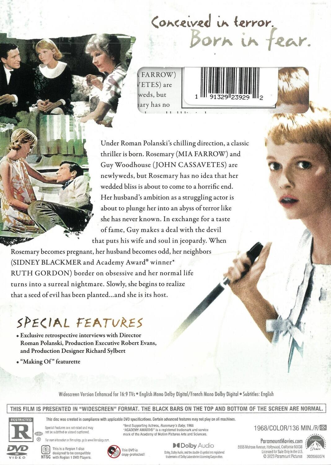 Alt View 1. Rosemary's Baby   - DVD.