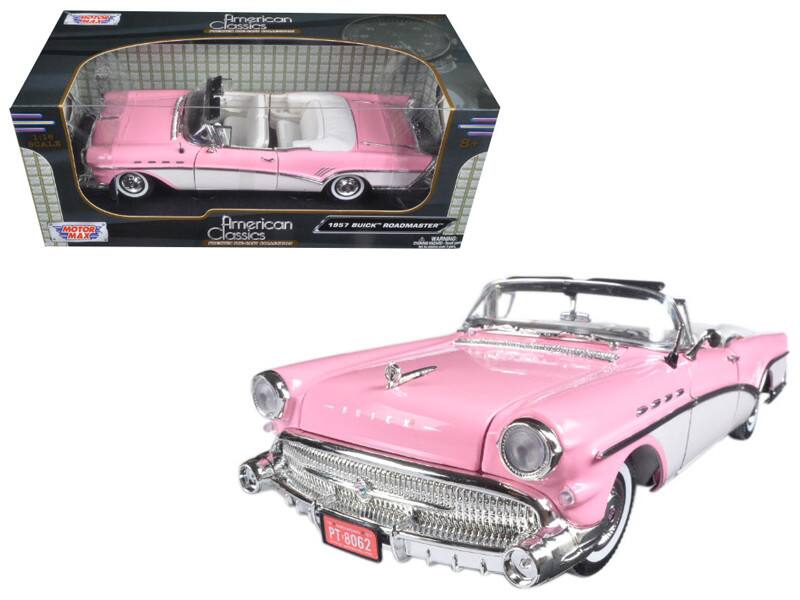 American Classics  
1:18 SCALE  
8+  
MOTOR MAX  
American Classics  
1957 BUICK ROADMASTER  
WARNING  
5979  
PT 8062