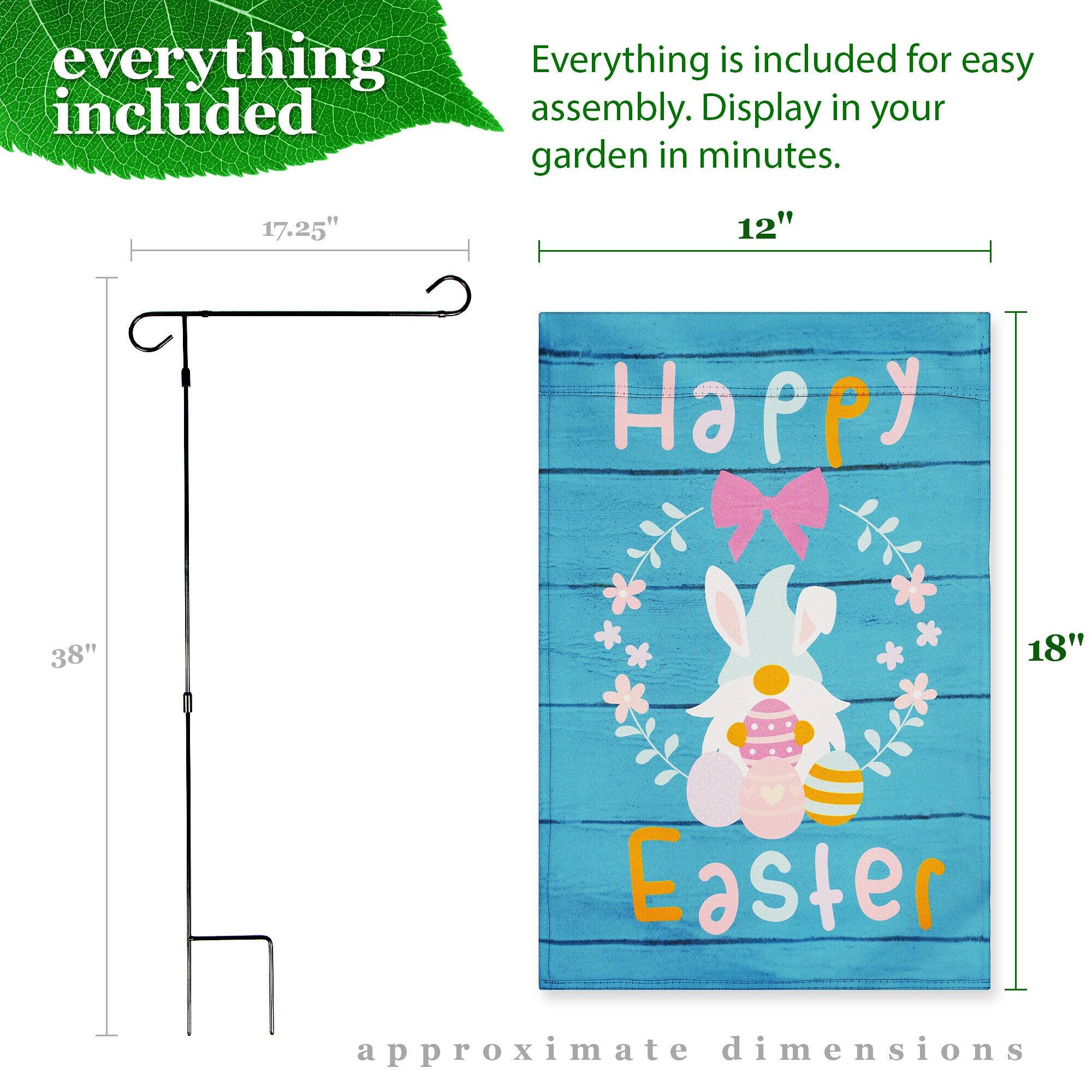 everything included

Everything is included for easy assembly. Display in your garden in minutes.

approximate dimensions

17.25" 12" 38" 18"
