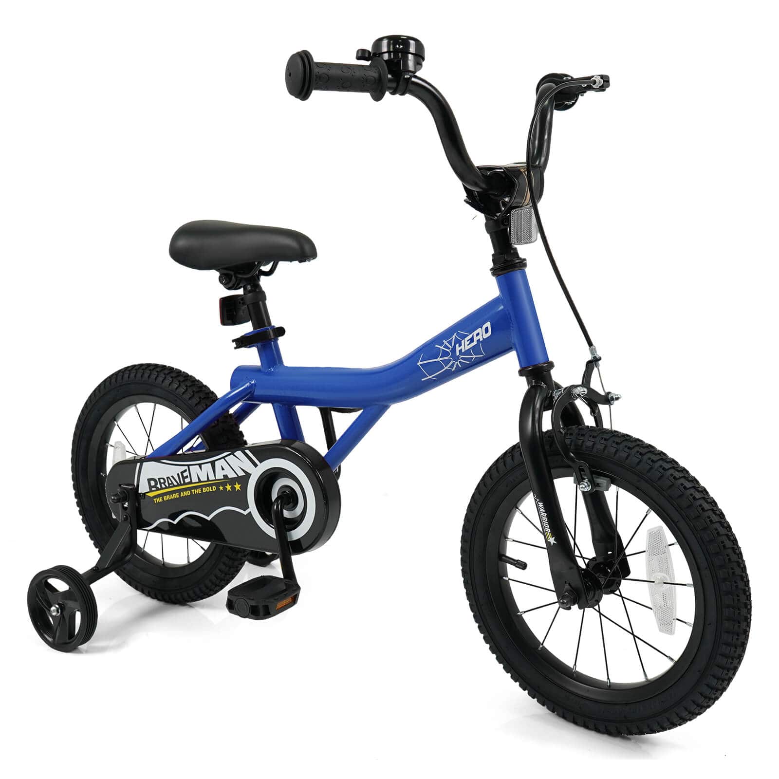 Costway - Kids Bike, 14 Inch Bicycle for Children with Removable Training Wheels, Dual Brakes - Blue price history on PriceWatchPro