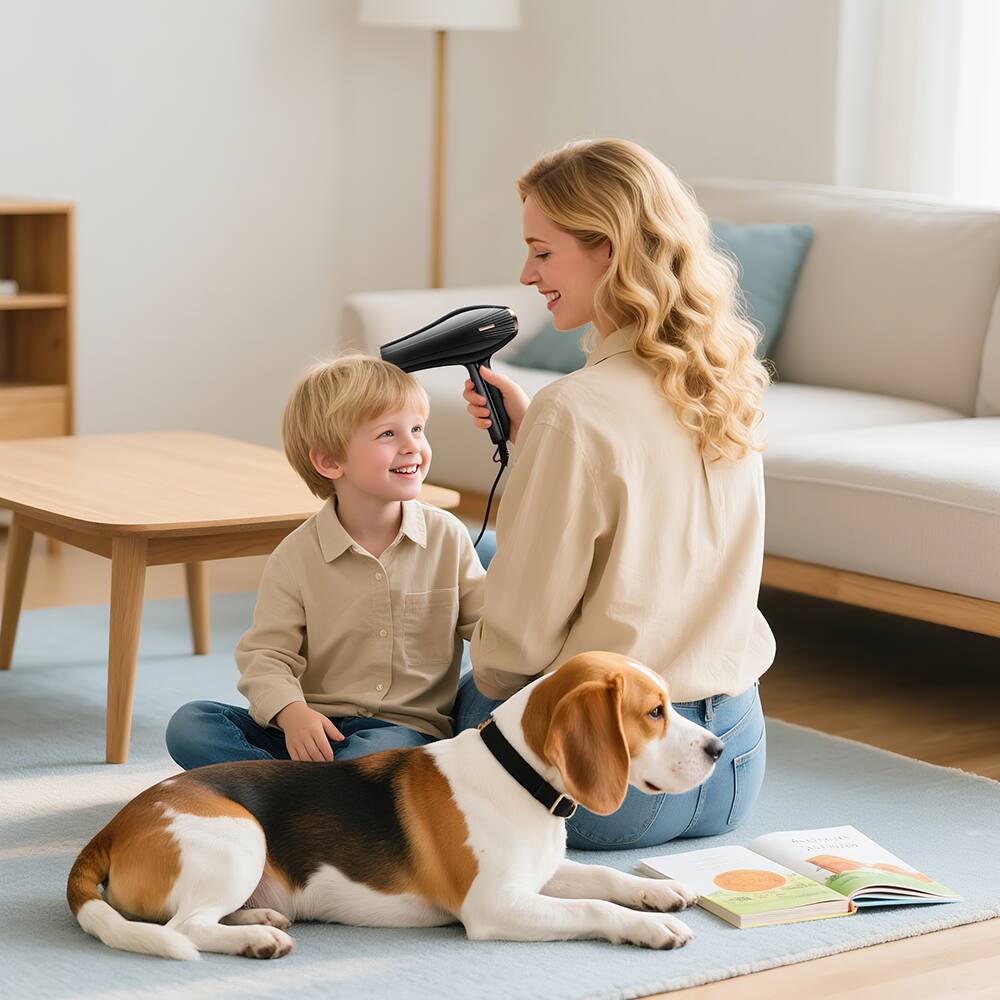 Alt View 7. Morfone - 12pcs Hair Dryer Set.Hair styling tools equipped with accessories such as combs, clips, and hair dryers.As a gift set..