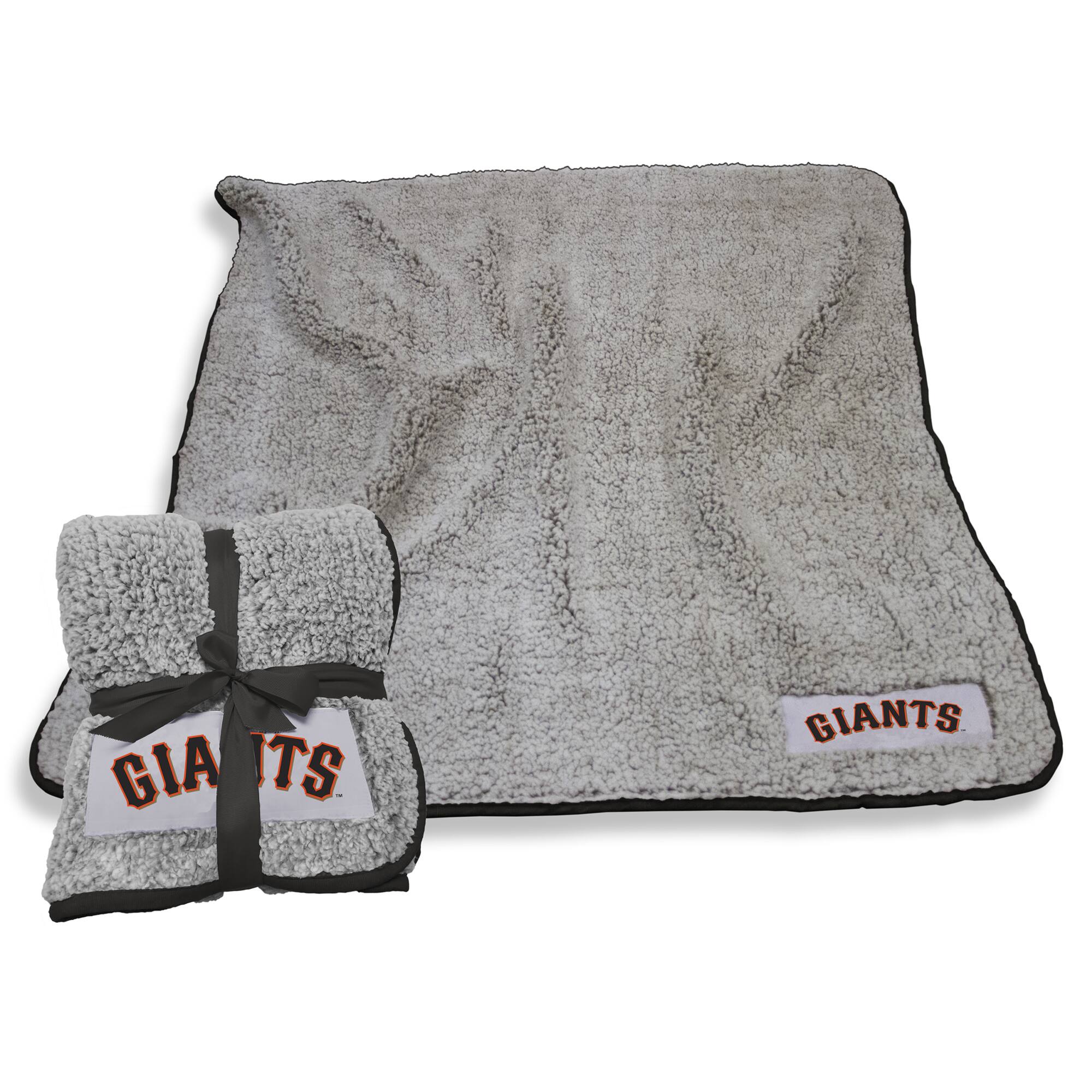 Logo Brands - San Francisco Giants 50" x 60" Frosty Fleece Team Blanket - Multicolor