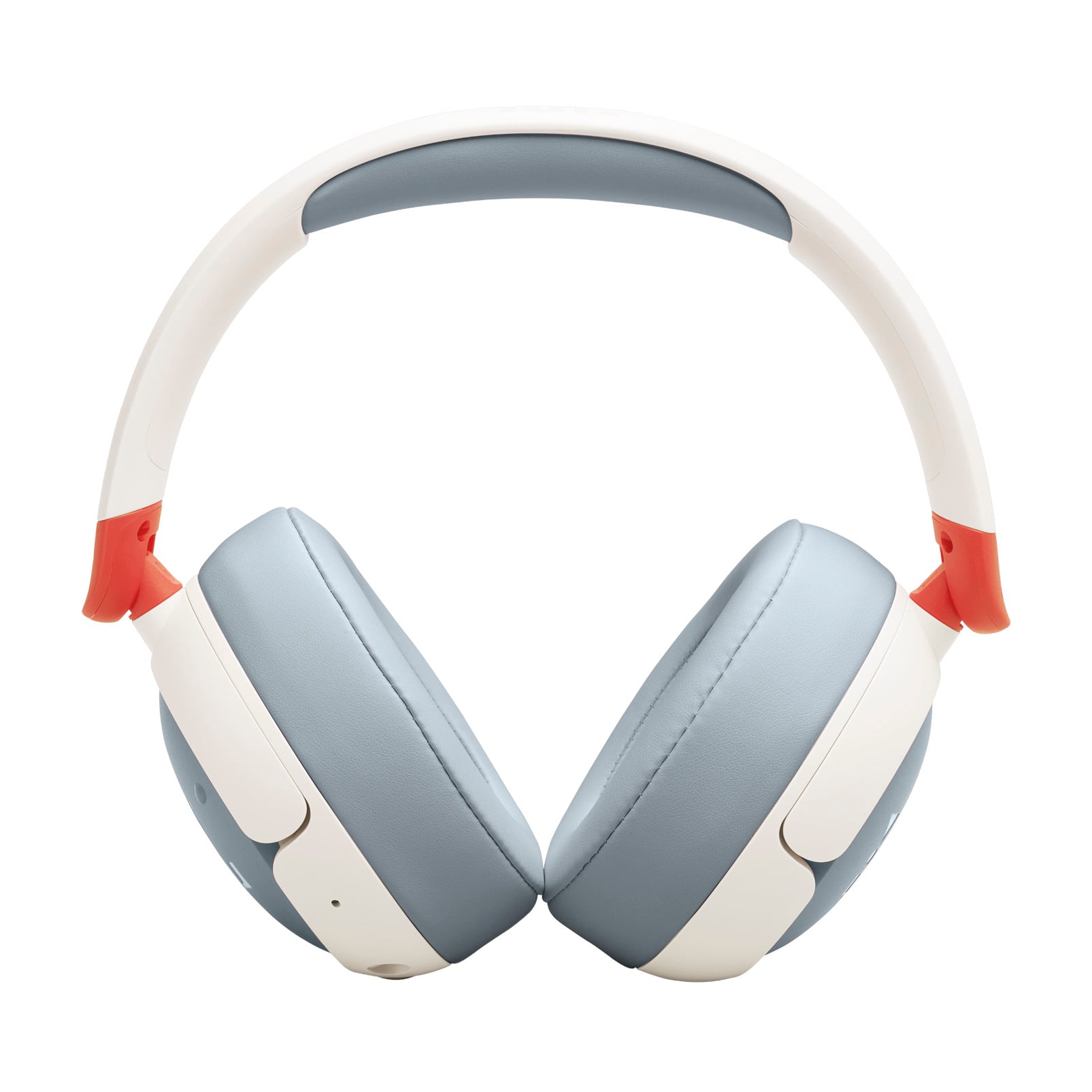 Angle. JBL - Junior 470NC Wireless Noise Cancelling Kids Over-Ear Headphones - 2025 - White.
