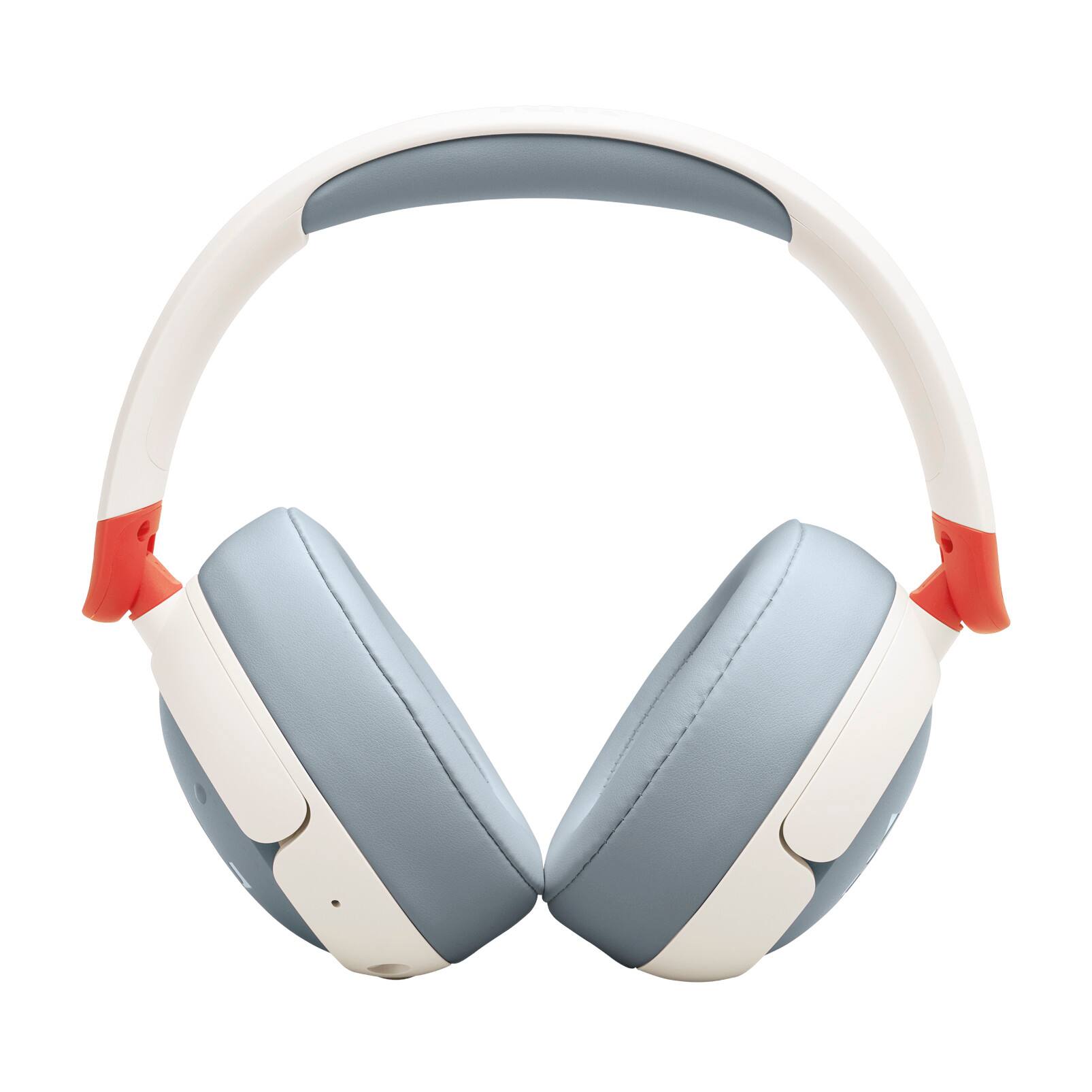 Angle. JBL - Junior 470NC Wireless Noise Cancelling Kids Over-Ear Headphones - 2025 - White.